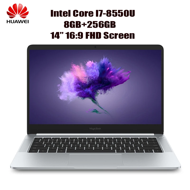 HUAWEI Honor MagicBook VLT W60A ноутбук 14 &quotFHD ips экран Intel Core I7 8550U четырехъядерный Windows 10 OEM Pro 8