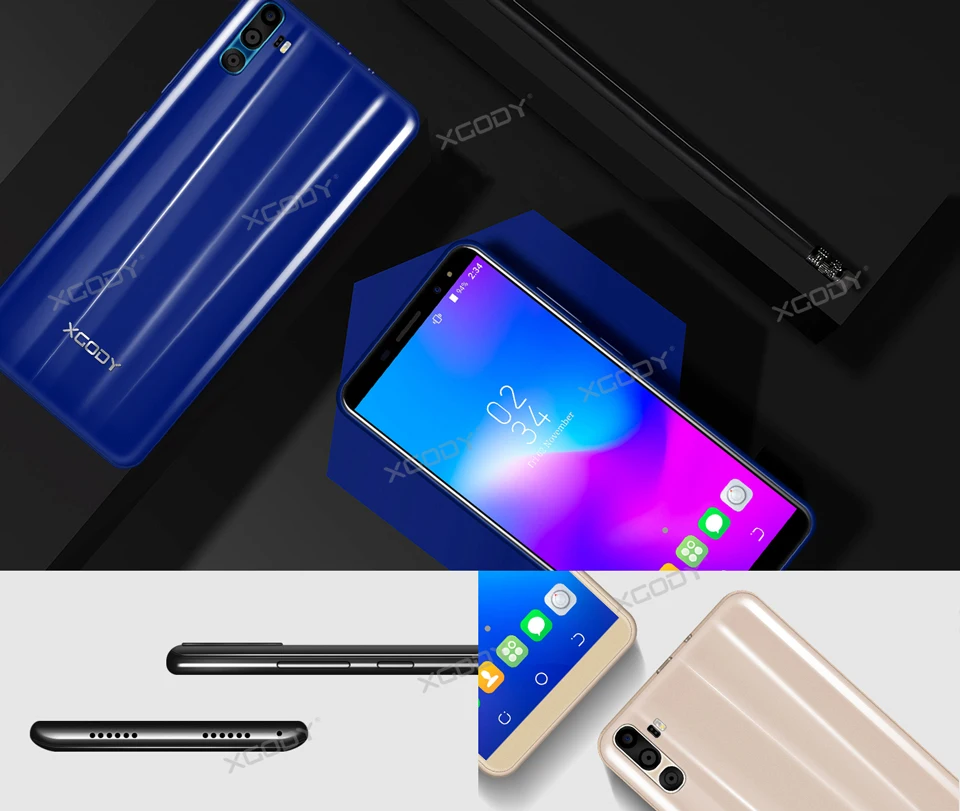 Бесплатный подарок XGODY Y28 3g смартфон 6 0 &quot18:9 полный Экран MT6580M 4 ядра Android 7 1 GB