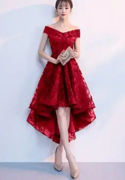 6 Кружевное платье, новинка, для женщин, элегантное, для свиданий, церемоний, вечеринок, выпускного вечера, торжественное, торжественное, роскошное, длинное, вечернее платье, Abito da ballo - Цвет: 6
