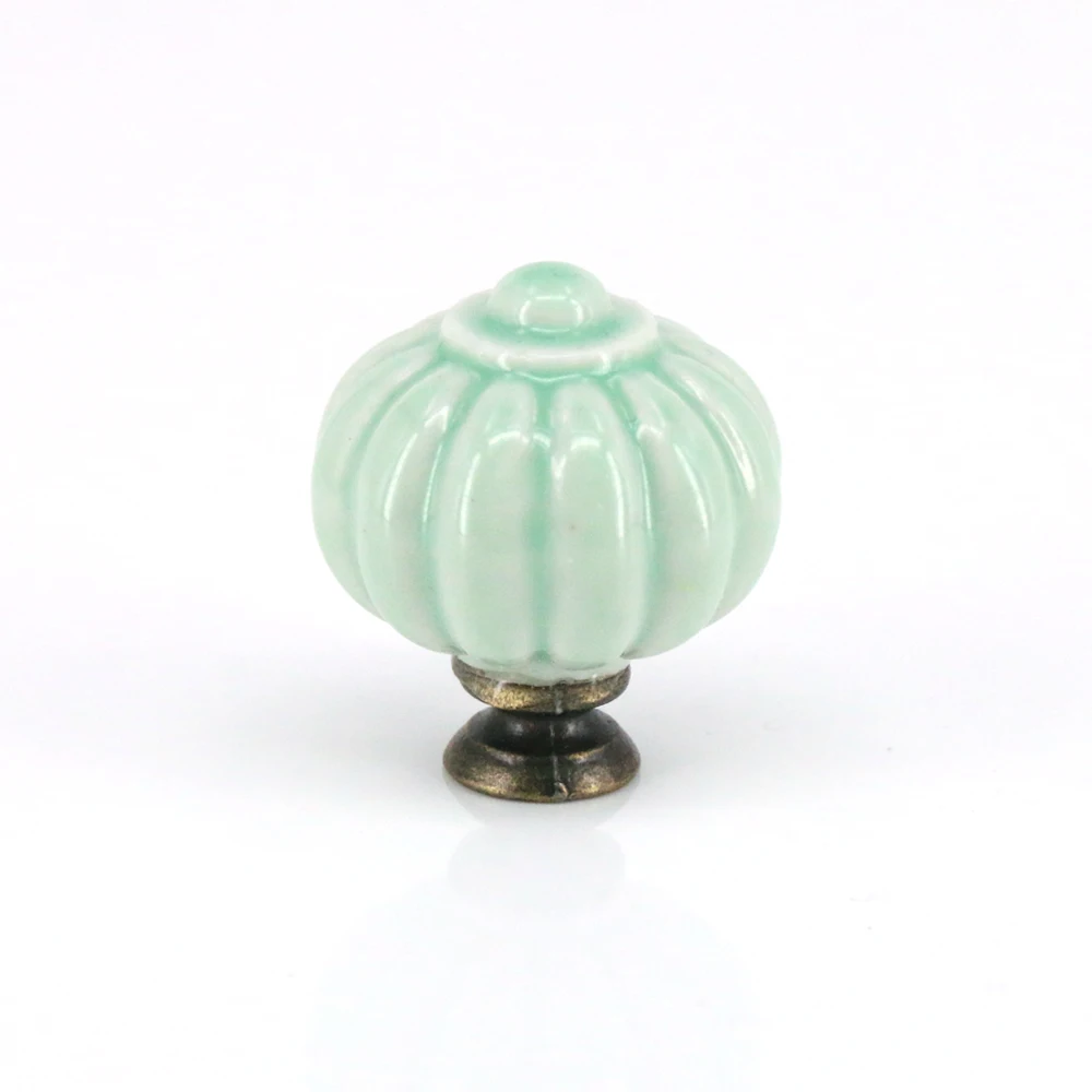 

8PCS Simple Cabinet Drawer Knobs Ceramic Furniture Handle Cupboard Drawer Pull Dresser Knobs