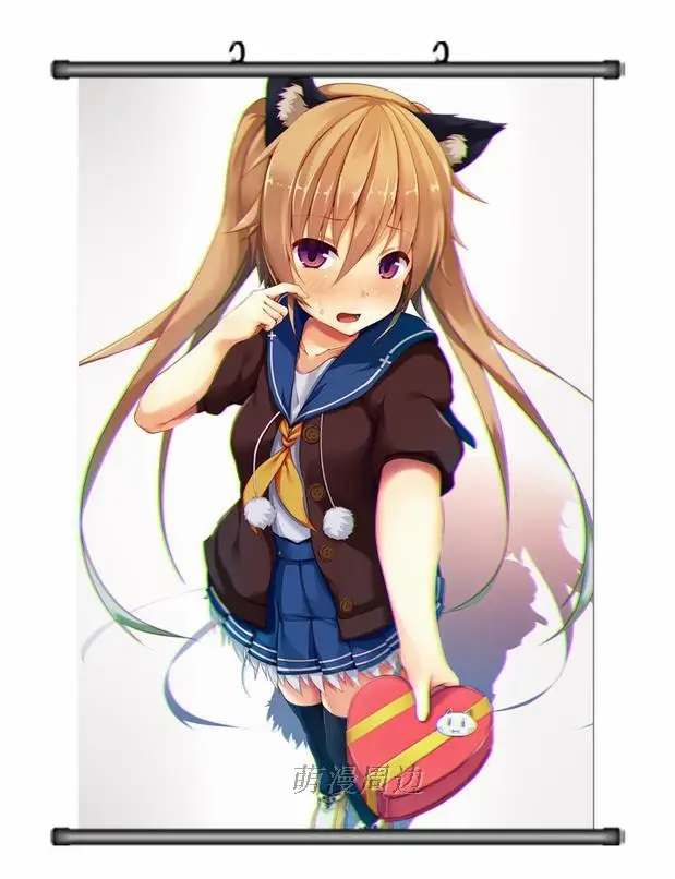 Японское аниме Ao no Kanata Four Rhythm Asuka Kurashina & Mashiro Arisaka домашний декор настенные