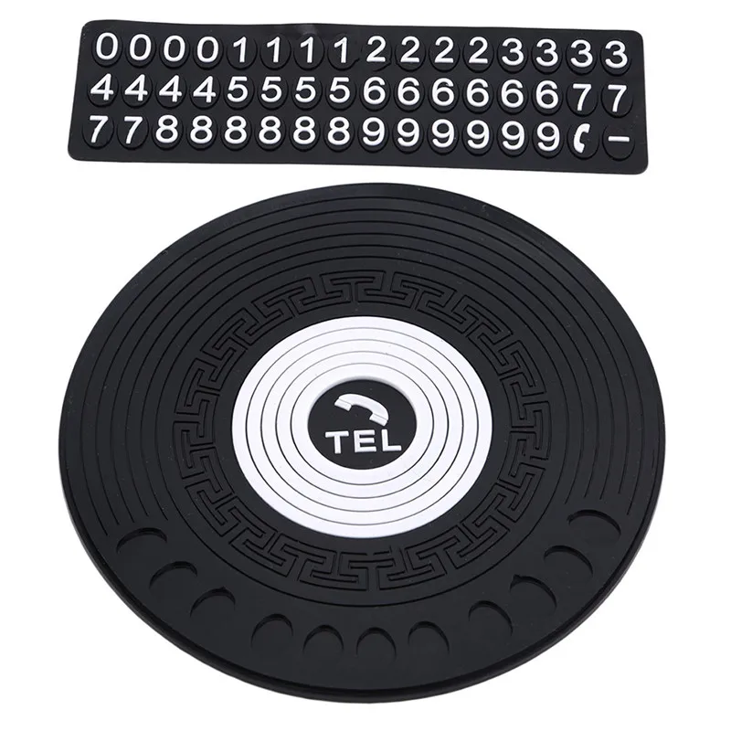 Car Anti-slip Mat Temporary Stop Sign Universal Non-slip Adhesive Pad Interior Mobile Phone Coin Mats | Автомобили и мотоциклы