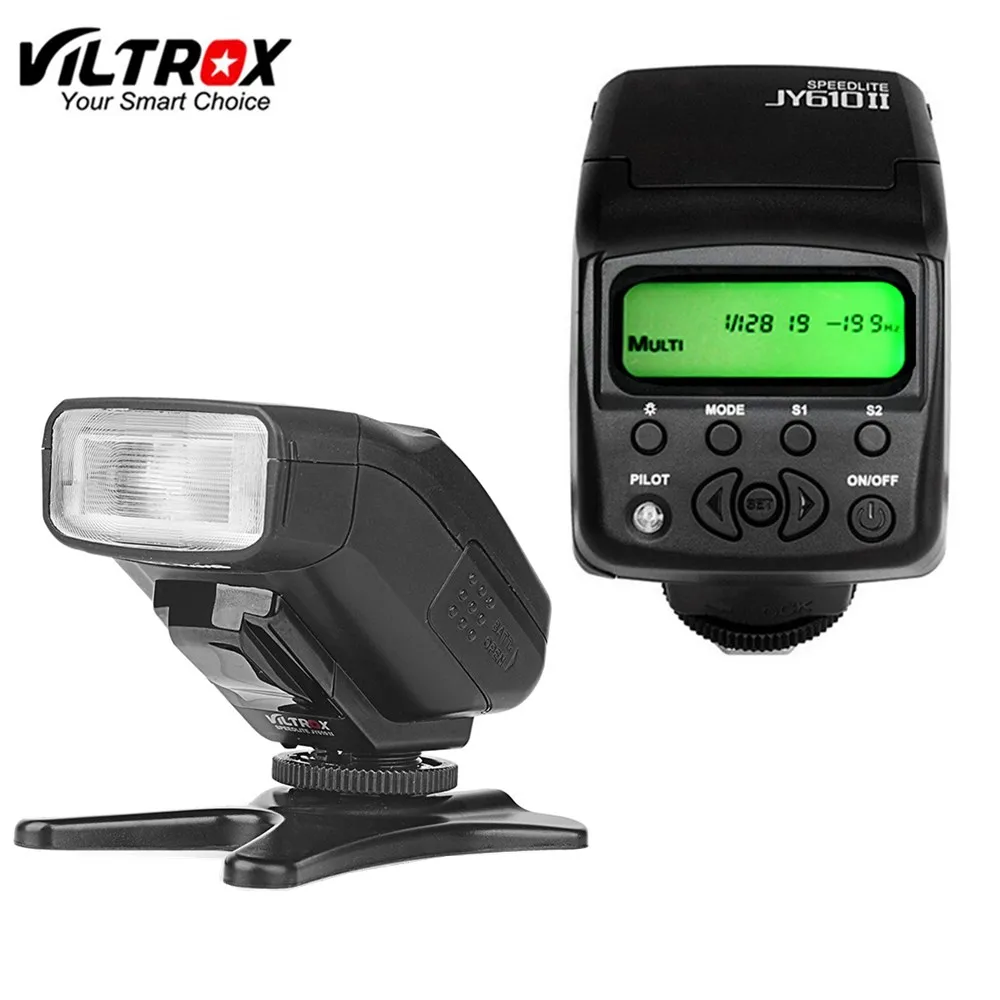 Viltrox JY610II мини ЖК дисплей Speedlite Камера флэш светильник для sony a9 a6500 a7sii a7rii a7s a7r a6300