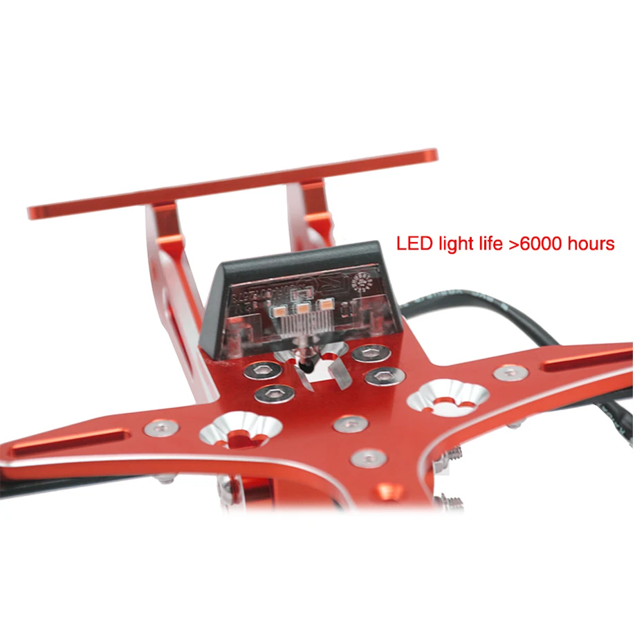 ZSDTRP Мотоцикл Регулируемый угол Алюминиевый номерной знак держатель кронштейн