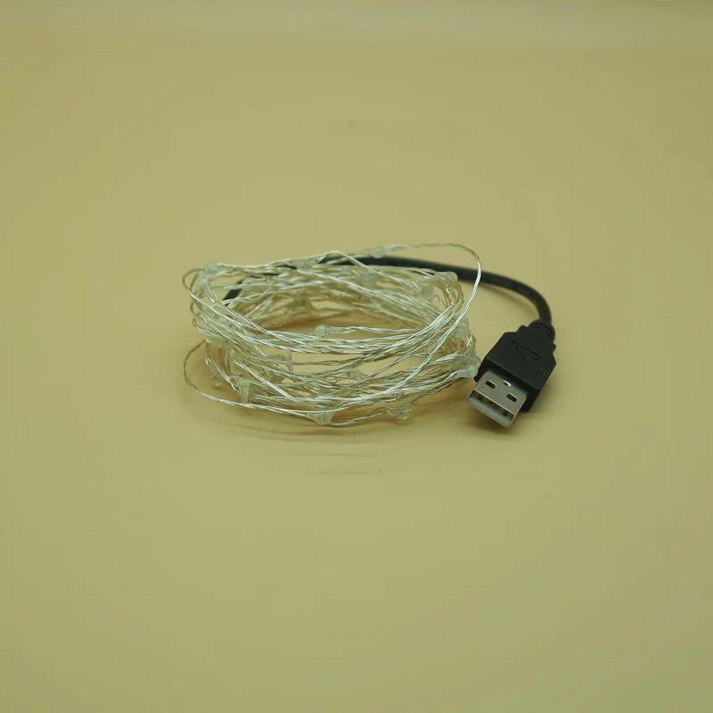 СВЕТОДИОДНЫЕ гирлянды 10 м 5 33 фута в с питанием от USB водонепроницаемые теплый