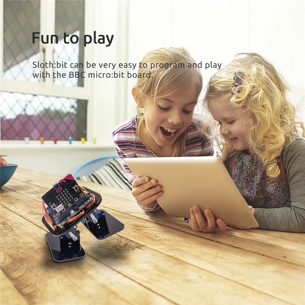 SunFounder sloth:bit APP программируемый робототехники Обучающий набор с BBC Micro:bit