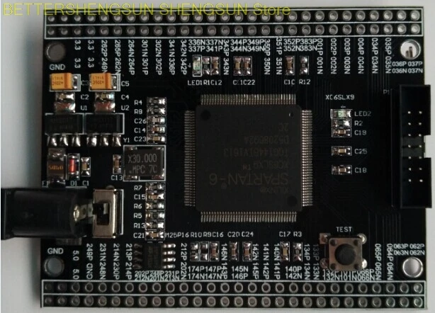 

Xilinx FPGA Development Board Spartan6 XC6SLX9 Development Board Core Board Minimum System Board