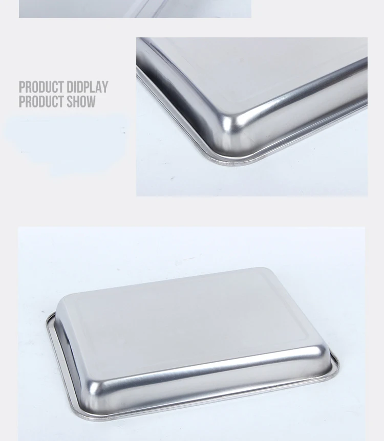27x20x2 см Высококачественная нержавеющая сталь для тортов печенья выпечки еда