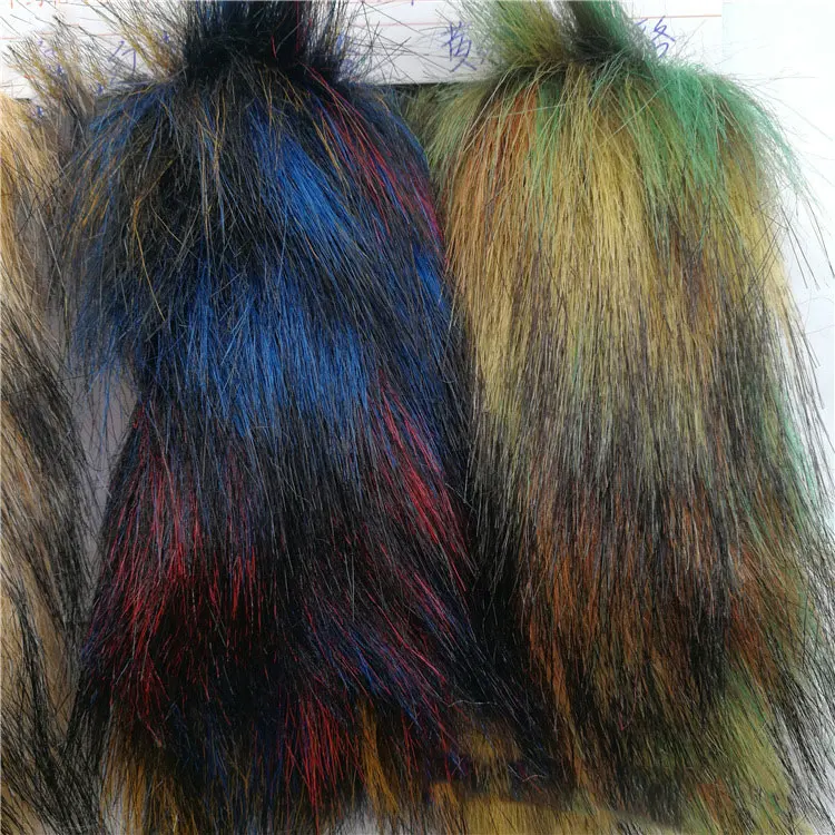 Искусственный длинный мех новые с мехом енота Высокая Имитация волос скорпиона