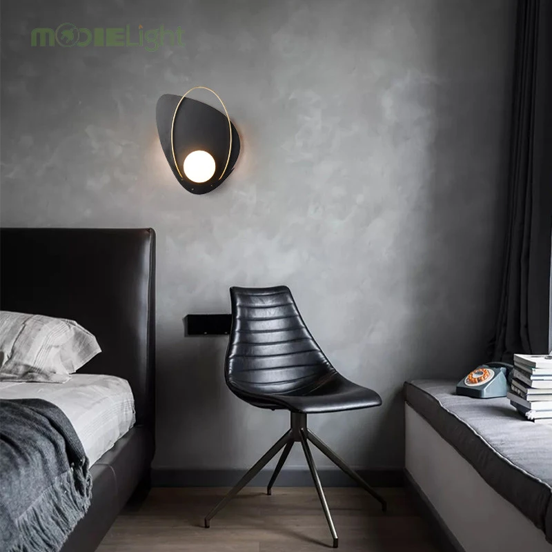 Современная E27 Светодиодная настенная лампа с пламенем для ванной комнаты