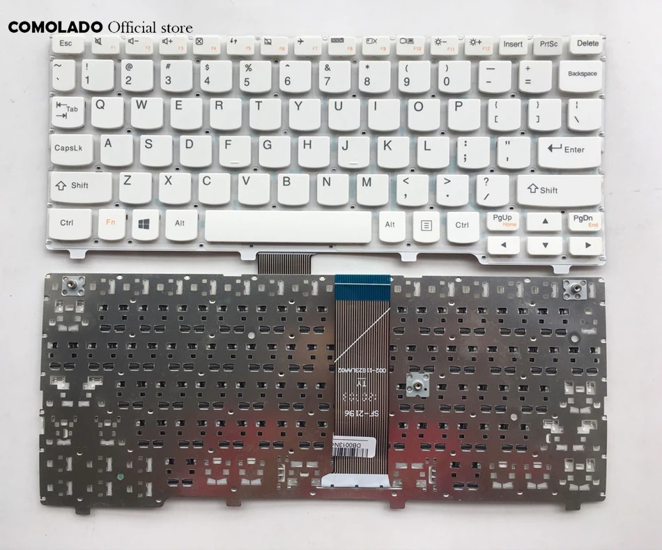 Английская Клавиатура США для Lenovo IdeaPad S206 T1A1 RU S10 3 M13 MA3 3S белый без