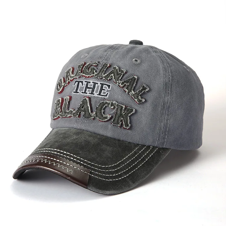 [HEAD BEE] брендовая бейсболка для взрослых с буквами Snapbacks патч в виде шляпы хип-хоп кепка для мужчин летняя хлопковая шапка - Цвет: black adult