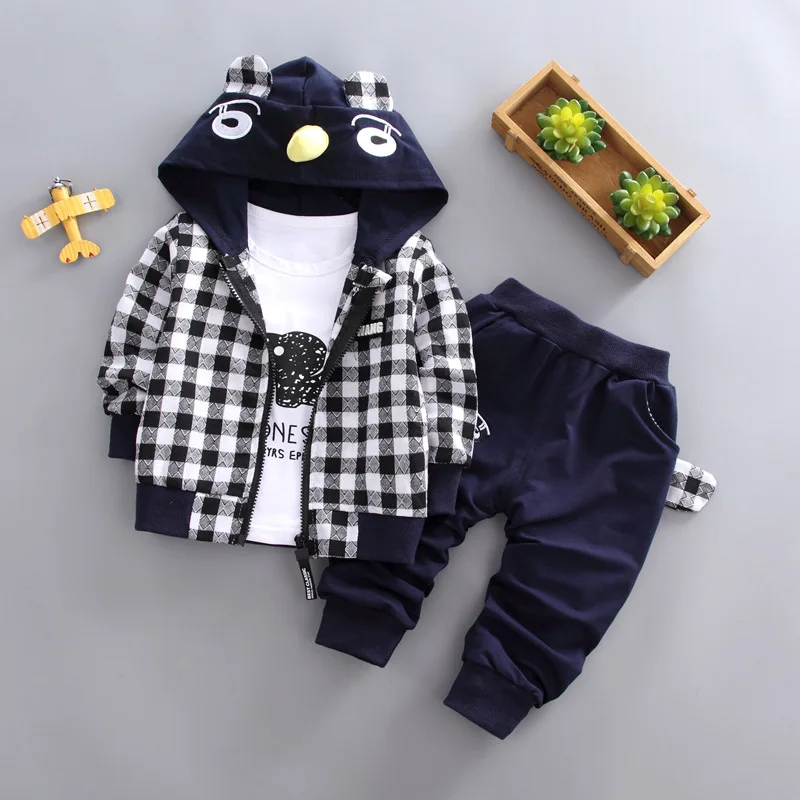 2019 комплекты одежды для маленьких мальчиков спортивный костюм куртка с