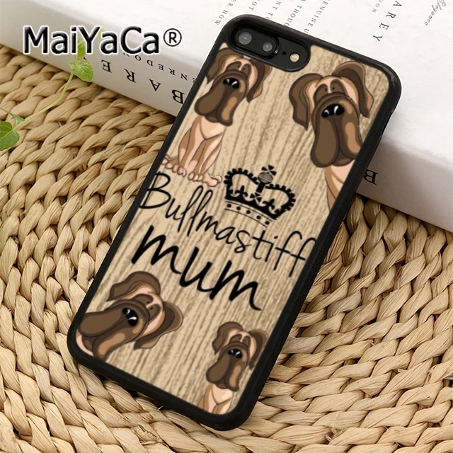 MaiYaCa Милая мама Бульмастиф чехол для телефона iPhone 11 12 Pro 5 6s 7 8 X XR XS max Samsung Galaxy S7 edge S8