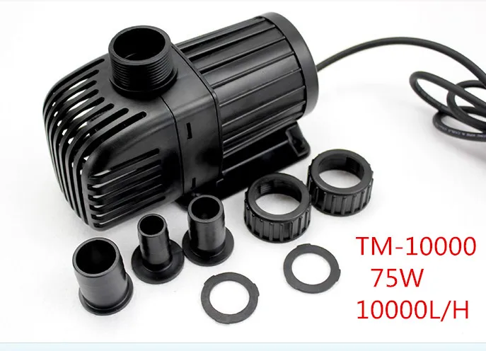 TM-10000 75W 10000L Jebao TM 3500 5000 6500 8000 10000 тихий аквариум энергосберегающий преобразователь частоты циркуляционный погружной насос - Цвет: TM-10000 75W 10000L