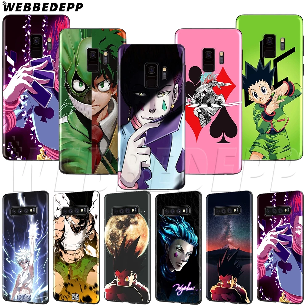 WEBBEDEPP чехол с аниме Hunter X для Samsung Note 8 9 10 S6 S7 S8 S9 S10 S10e S20 ultra A71 A51 A81 A91 Lite Edge Plus|Бамперы|