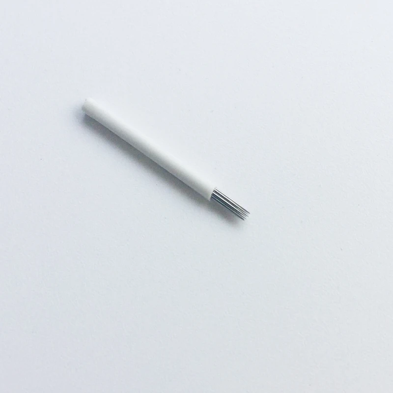 50 шт. 9 круглых игл для ручной ручки полуперманентный макияж ручная