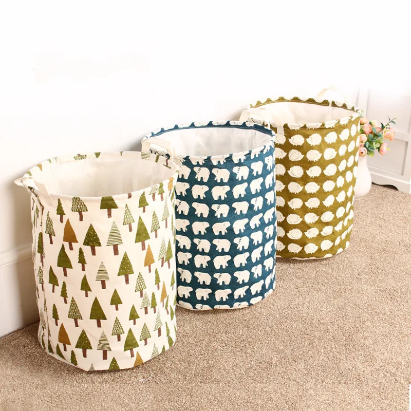 Корзина для белья ASFULL складная коробка хранения грязных игрушек креативная