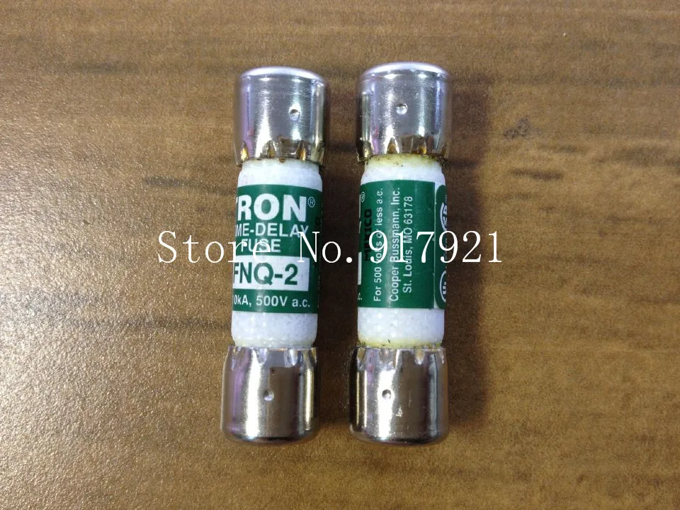 

[ZOB] The United States Bussmann FUSETRON FNQ2 BUSS 10X38 500V fuse tube --10PCS/LOT