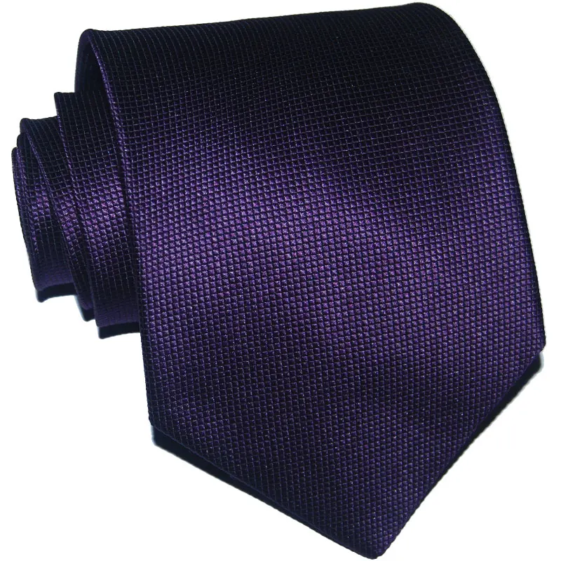 Мужской Шелковый галстук однотонный клетчатый шириной 10 см квадратный модный
