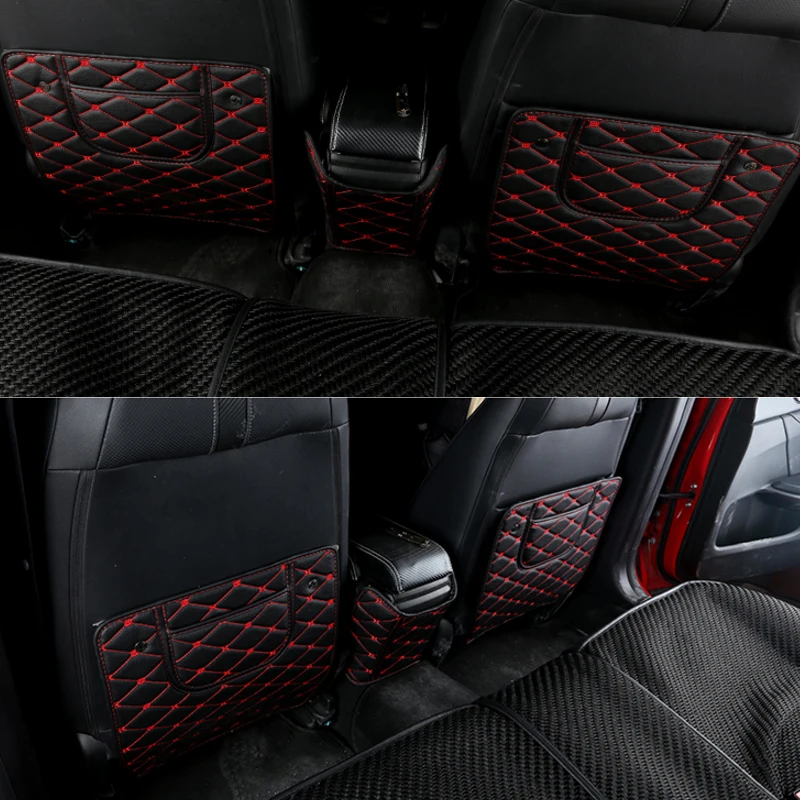 QCBXYYXH Car Armrest Cover Kick Pad Case Back Seat Protection Mat Children Anti-Kick For Honda 10th Civic 2016-2018 | Автомобили и