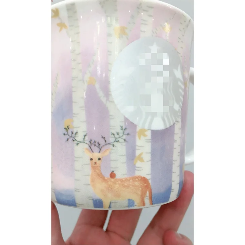 Классическая Кофейная Кружка 400 мл Звездная кофейная чашка с рисунком русалки