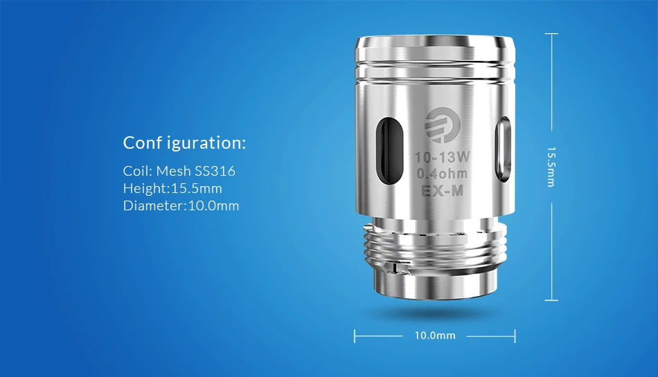 Joyetech EX-M катушка головка 0.4ohm сетка катушка для Exceed Grip Kit Замена катушки электронная сигарета