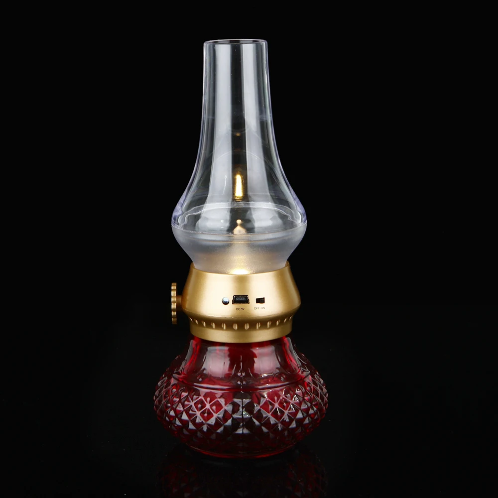 2017 Новый Магический светодиодный USB перезаряжаемая ретро керосиновая лампа с