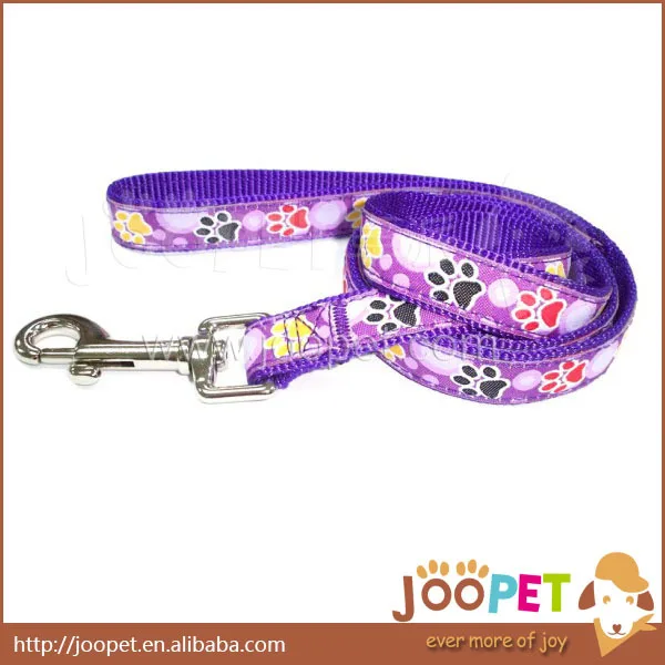 Милые лапы собаки ошейник поводок Фиолетовый Новый бренд продукты для животных