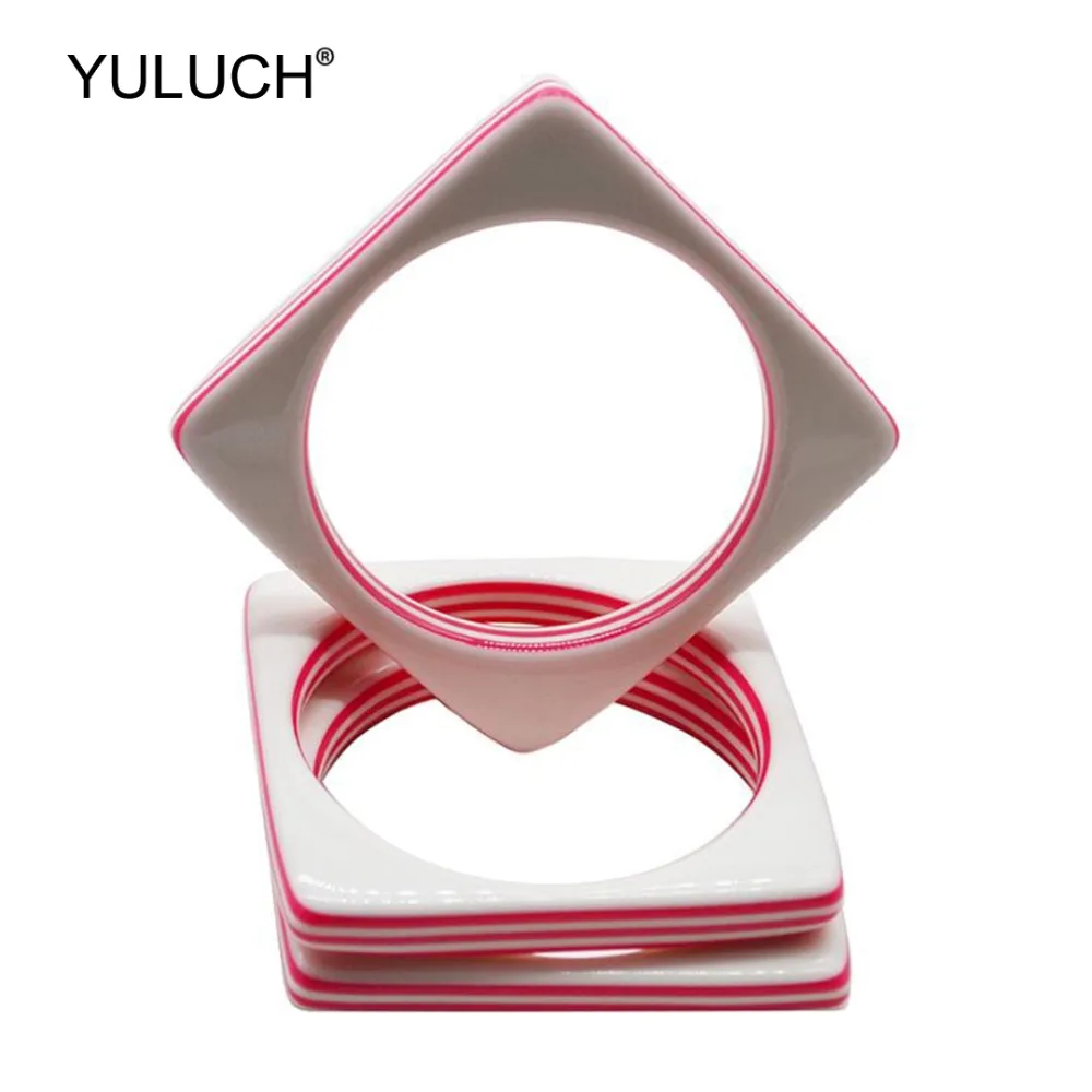 YULUCH модная полимерная розовая линия, белая женская мода, милые браслеты, ювелирные изделия, аксессуары для женщин, девушек, вечеринок