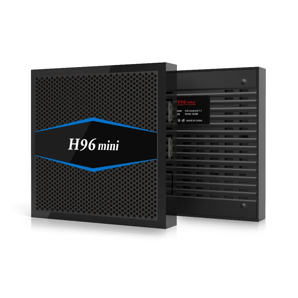 ТВ приставка H96 mini на Android 7 1 С четырехъядерным процессором Amlogic S905W BT 4 0 2 Гб ОЗУ 16