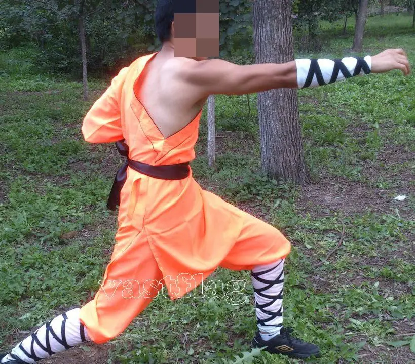 Костюм на одно плечо для боевых искусств кунг-фу одежда-монах шаолина форма Тай