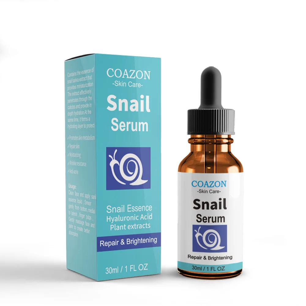 30ML Face Essence Hydrating Moisturizing Remove Wrinkle Facial Care Liquid Brighten Skin Hyaluronic Acid Snail Serum | Красота и
