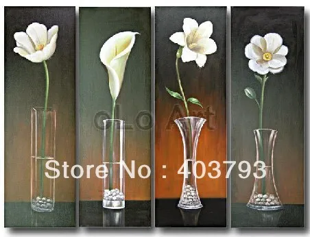 

MODERN ABSTRACT HUGE LARGE CANVAS ART OIL PAINTING high grade flower framed