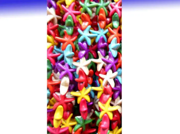 

Approx.38pcs/pack 1.3cm*1.3cm Starfish Loose Spacer Blue White Beads Small Seed Beads