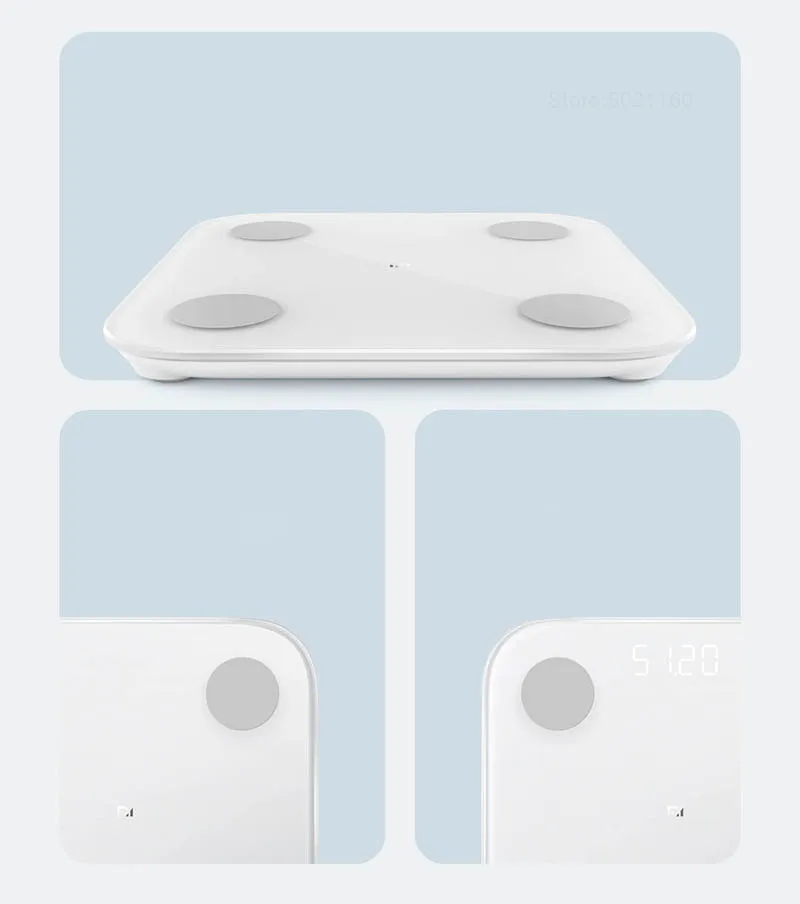 XIAOMI MIJIA Mi весы анализатор тела 2 умный жир, весы для ванной цифровой электронный светодиодный экран баланс приложение анализ данных