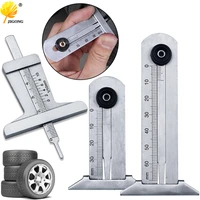 stainless steel car tyre tire tread depth gauge meter ruler caliper measuring tool moto truck