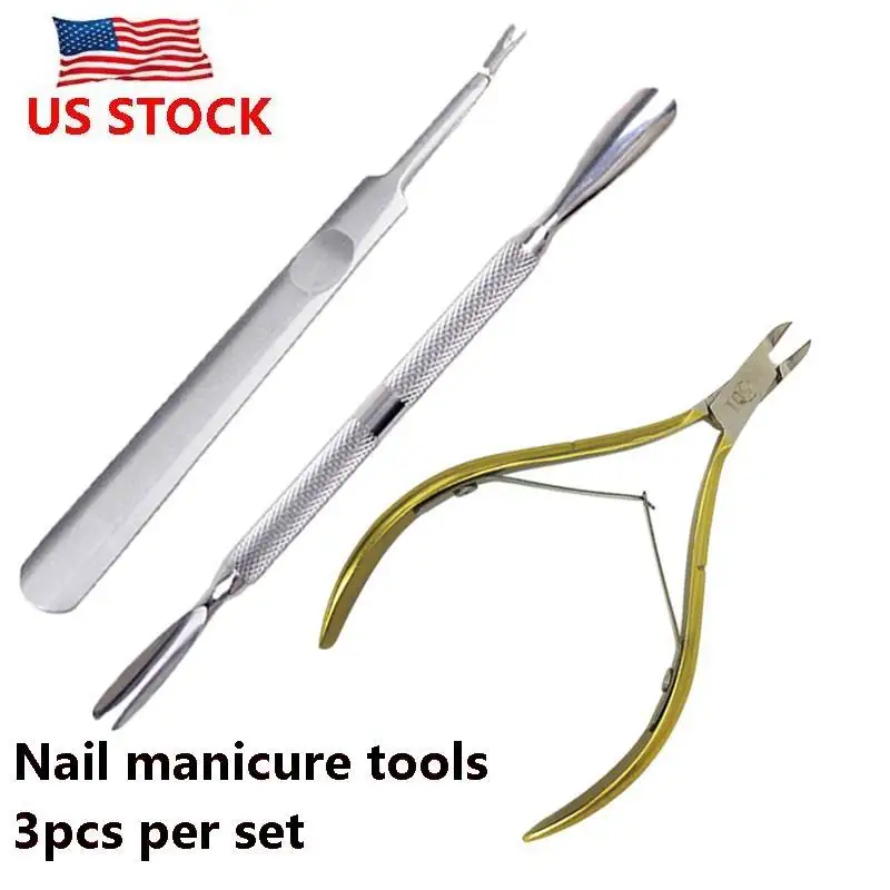 MESFEES 1 шт. инструменты для маникюра Кутикулы Толкатели из нержавеющей стали