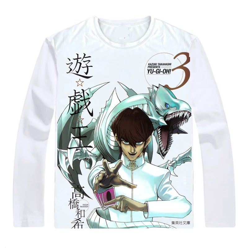 Style 6 Kaiba сэто Кайба футболка Duel Monsters Yuu Gi Ou Yu-Gi-Oh King of Games футболка Повседневная Винтажная футболка футболки с длинными рукавами и принтом - Цвет: Style 6