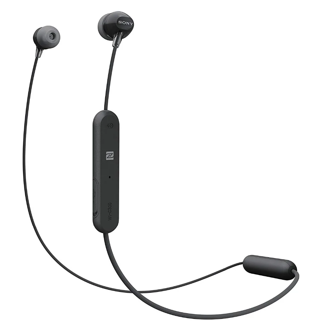 Беспроводная гарнитура SONY WI-C300 громкой связи с встроенным микрофоном бесплатная