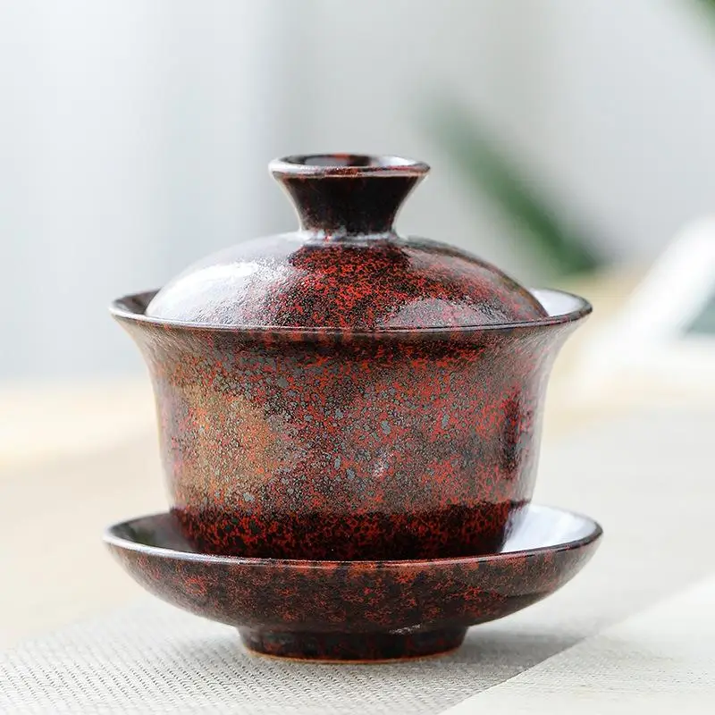 1 шт. "Китайский кун-фу" Gaiwan комплект Керамика Чай посуда наборы Чай комплект Керамика Чай горшок Чай набор гайвань комплект Чай чашек Чай церемонии - Цвет: 2