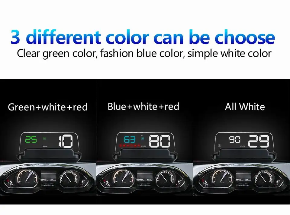 Hud OBD 2 головы вверх дисплей цифровой автомобильный проектор скорости скорость метр расход топлива RPM неисправный код диагностический инструмент