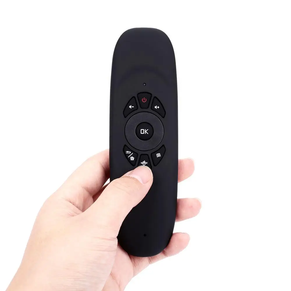 Новая версия голосового управления 2,4 ГГц Беспроводная клавиатура Air mouse Сенсорная панель Teclado Карманный ПК для Android tv BOX PC - Цвет: regular version