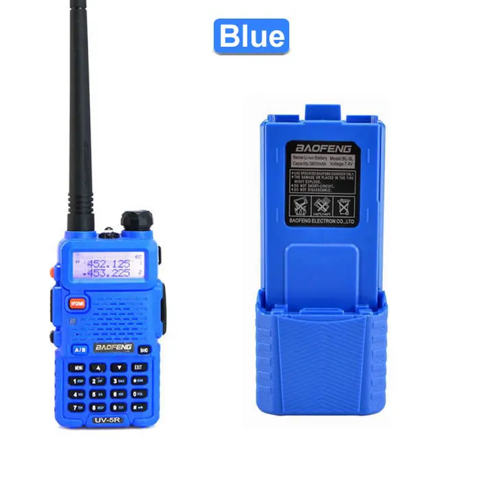 BaoFeng UV-5R Walkie Talkie Interphone двухполосная приёмопередающая установка 136-174 МГц и 400-520