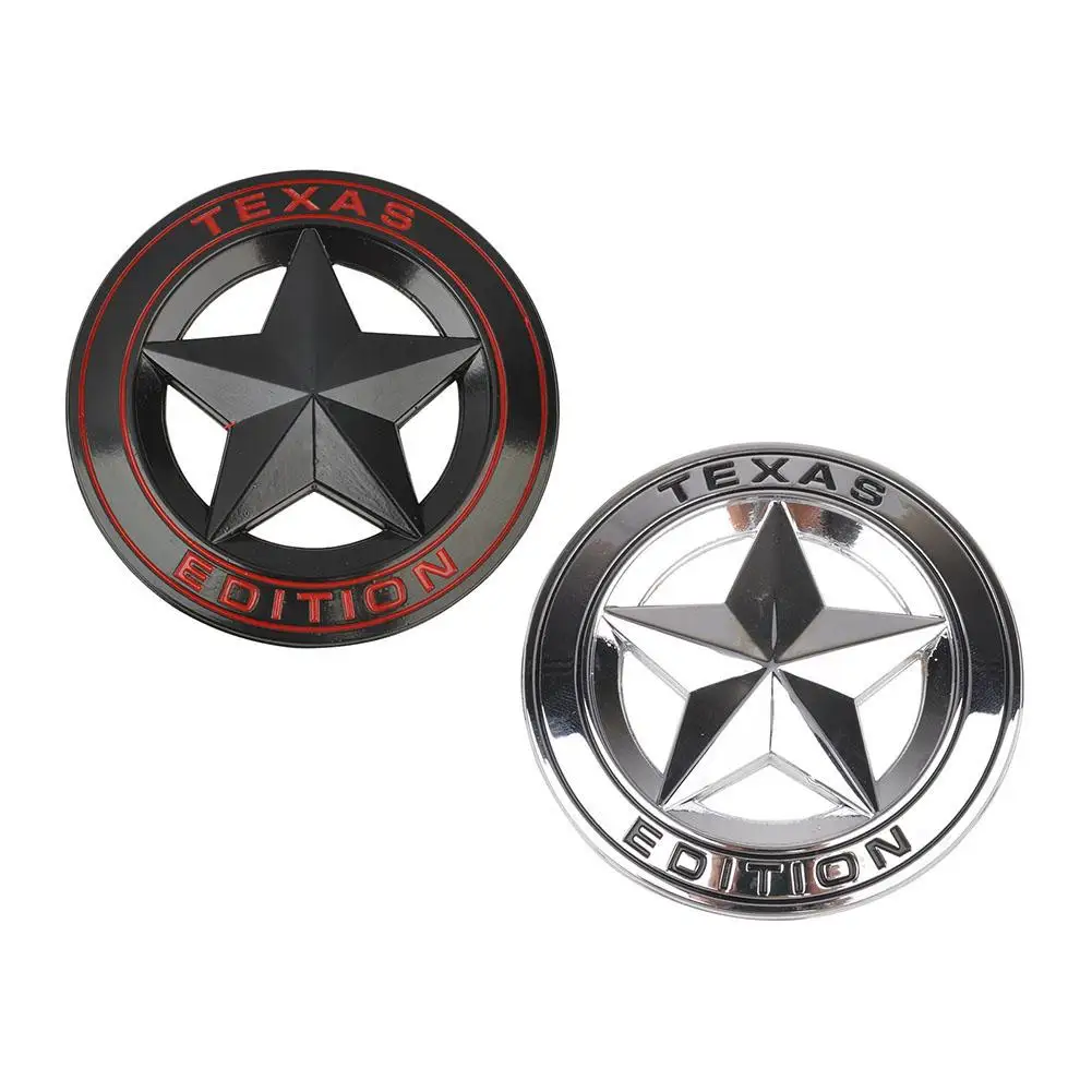 Металлическая 3D дизайнерская наклейка для автомобиля эмблема Texas Edition с эмблемой