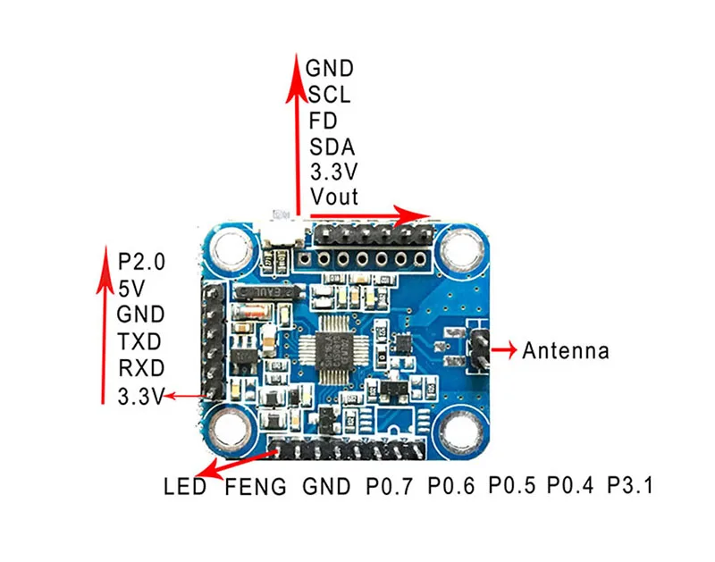 NFC2COM модуль, UART NFC модуль P2P с телефоном, карта эмуляции контроля доступа оплата низкое энергопотребление