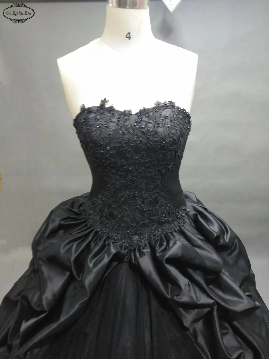 OnlySmile/бальное платье принцессы в готическом стиле черные свадебные платья с