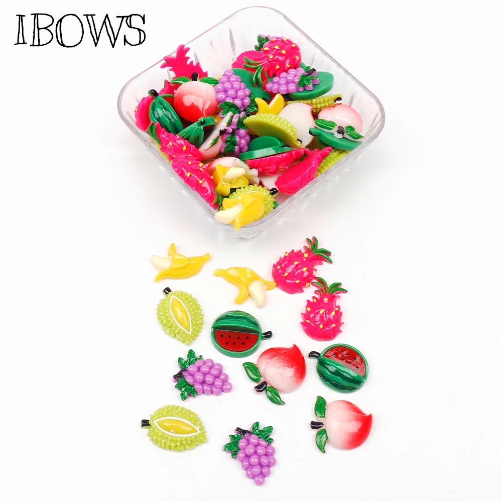 IBOWS 10 шт./партия Кабошоны с плоской обратной стороной смолы милый Единорог торт