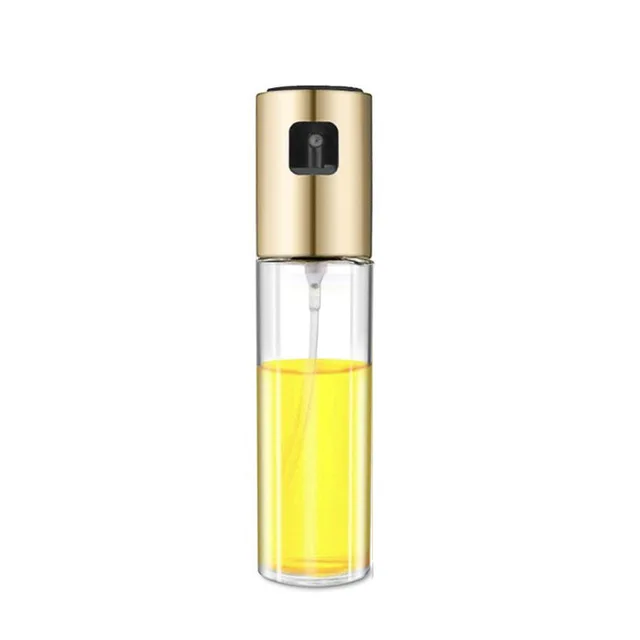 gold Anpro 1 шт. кухонная стеклянная бутылка для выпечки оливкового масла спрей масло с уксусом распылитель бутылка для приправ соевый соус пустая бутылка для барбекю салата - Цвет: gold