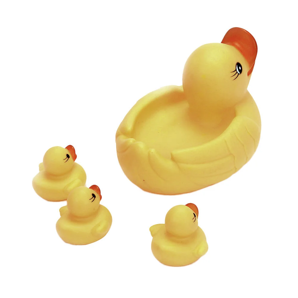 Детская резиновая игрушка для ванной детей|duck families|bath toyssqueaky ducks |
